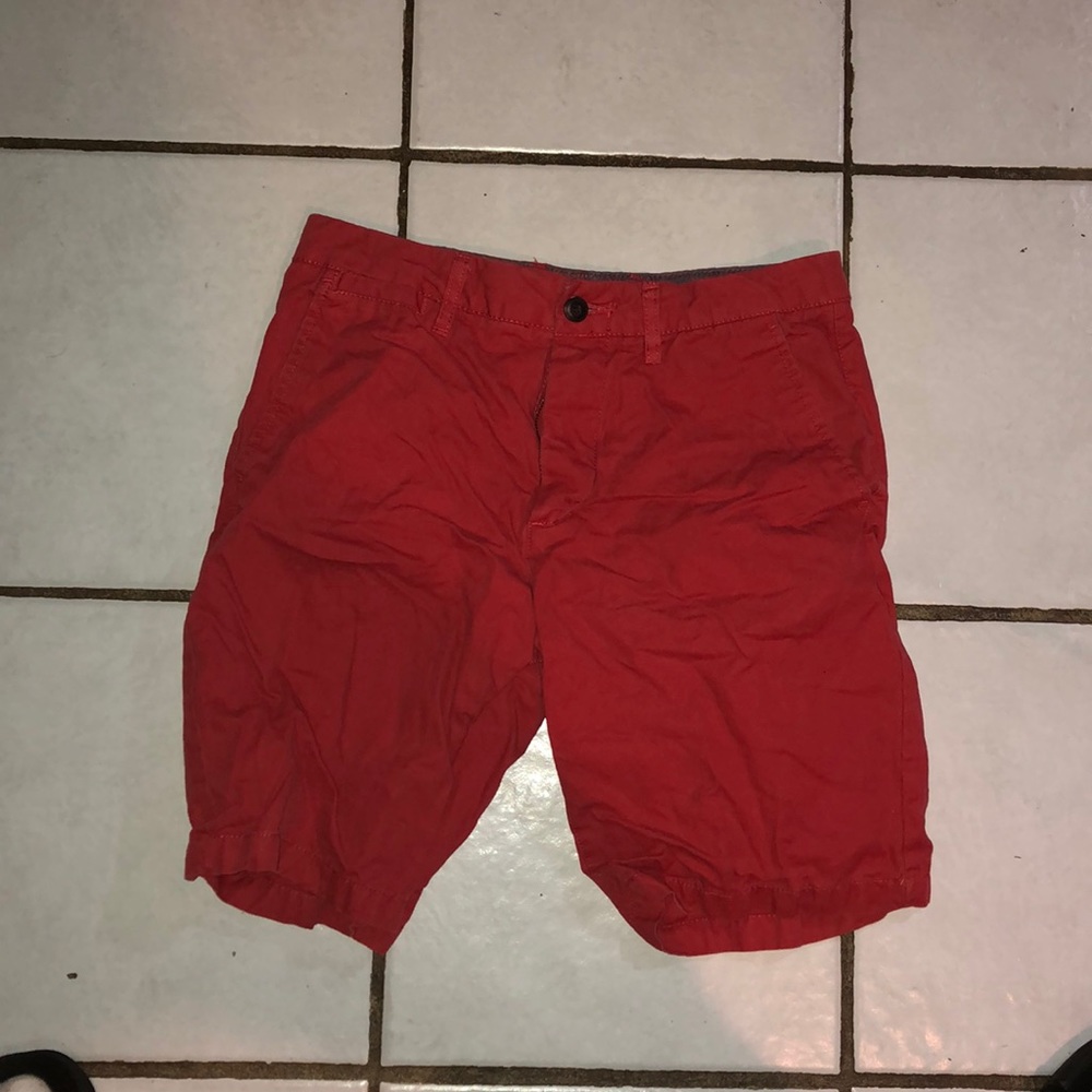 Red shorts